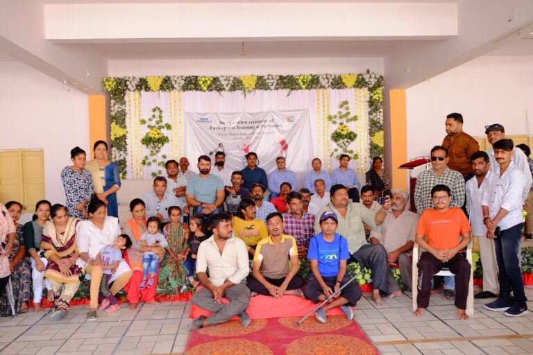 TCSRD Launches Inspirational Para-Sport Training Program in Porbandar with Ace Athlete Bhima Khunti’