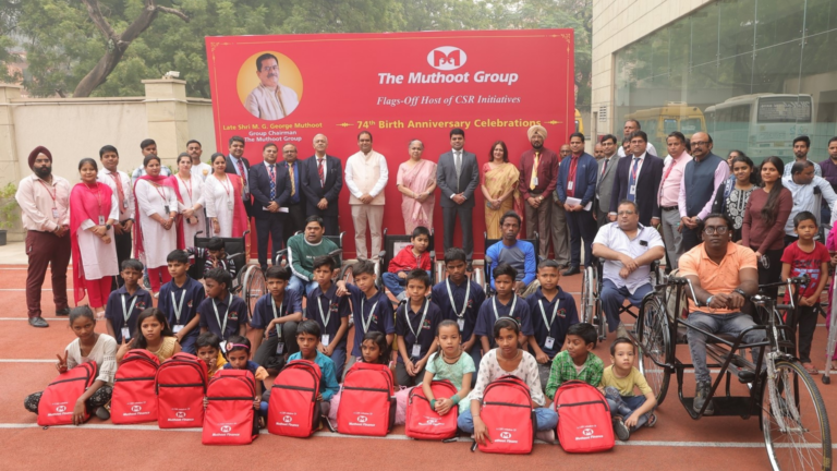 Muthoot Finance launched nationwide CSR initiatives benefitting over 30 Lac individuals to celebrate the 74th Birth Anniversary of Former Group Chairman Late Shri M.G. George Muthoot