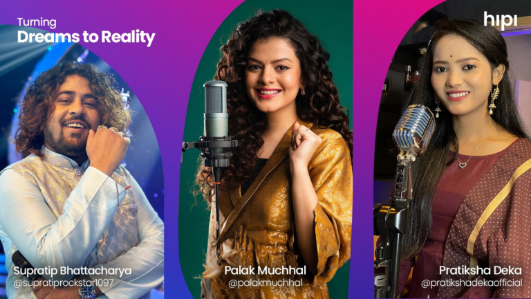 Hipi unveils a Musical Collaboration: Palak Muchhal joins forces with two exceptional Hipi Creators for musical duets