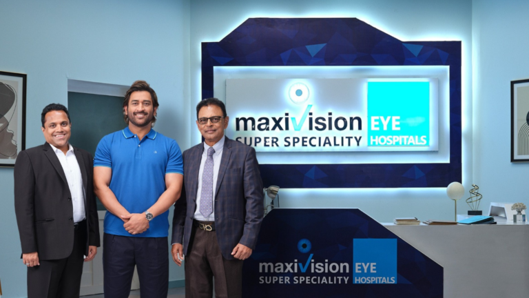 Mahendra Singh Dhoni Takes the Field for Preventable Blindness Awareness with Maxivision Super Specialty Eye Hospitals