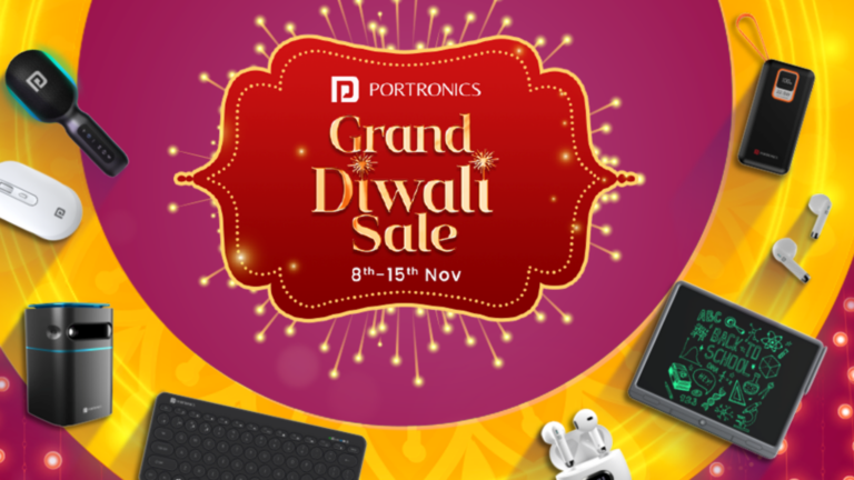 Portronics is Offering Unbeatable Discounts of up to 85% This Diwali on its Soundbars, Projectors and Power Banks