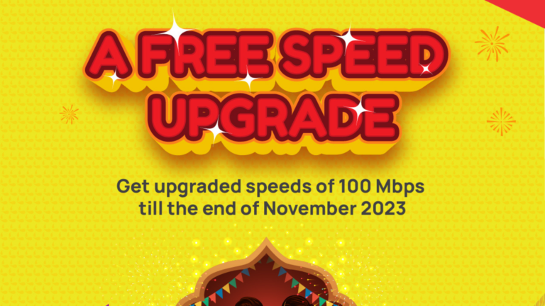 Diwali Just Got Better for ACT Fibernet Customers as it Announces Free Speed Upgrades