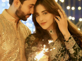 Trending Pics: Angela Krislinzki and hubby Madhav Mahajan celebrate their first Diwali together post wedding