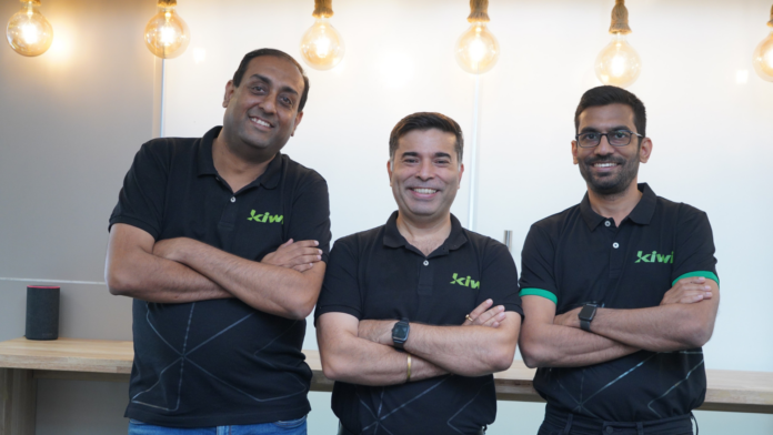 Co-founders of Kiwi_(L-R) Siddharth Mehta, Mohit Bedi, Anup Agrawal