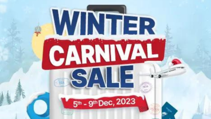 EaseMyTrip unveils the magnificent ‘Winter Carnival Sale’ to offer great discounts on flights, hotels, holidays, busses, cabs and more