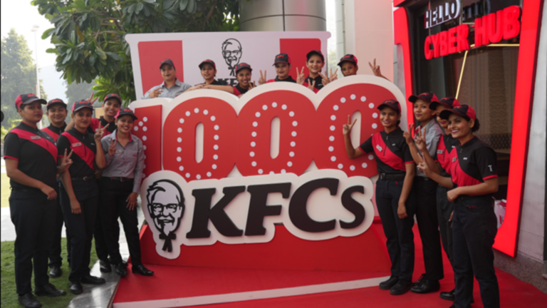 KFC launches 1000th restaurant in the country as part of its long-standing commitment to growing together with India