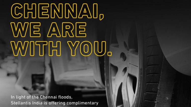 Jeep® and Citroën extend support to Flood-affected Vehicles in Chennai