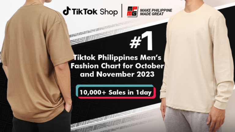 MPMG tops TikTok Philippines Men's Fashion Chart for selling more than 10,000 clothes in one day