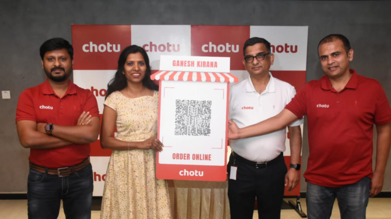 Hyderabad startup chotu launches innovative QR code_ “ADD TO CART” at your local shop.