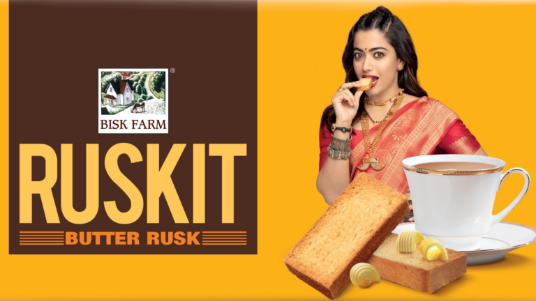 Bisk Farm Boards Rashmika Mandanna as Brand Ambassador