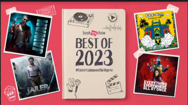 BookMyShow's Year-End Wrap Declares 2023 the Year of #EntertainmentOnASpree, as Indians throng towards unparalleled entertainment experiences