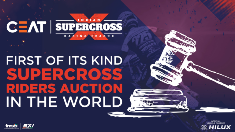CEAT Indian Supercross Racing League reveals rider auction details and extends unique opportunity for brands to be part of the extravaganza