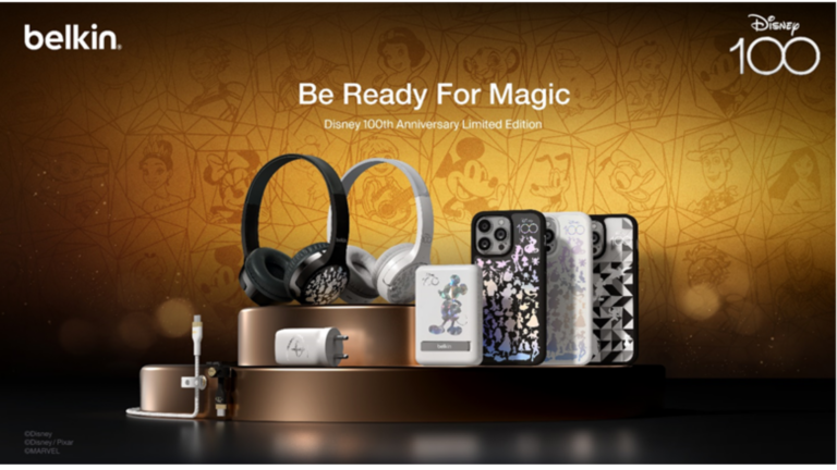 Belkin celebrates its milestone 40th anniversary with a new Lineup of Disney-themed Accessories