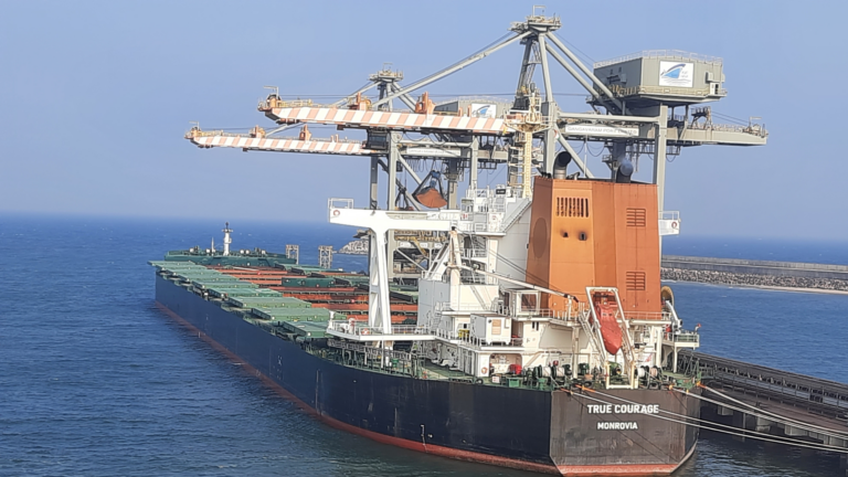 Adani Gangavaram Port achieves another milestone by berthing deepest draft vessel