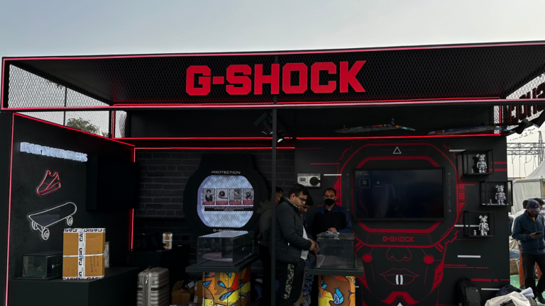 G-SHOCK pop up store at the Indian Sneaker Festival
