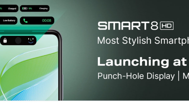 Infinix Smart 8HD, the most stylish smartphone in the segment @ 5669*