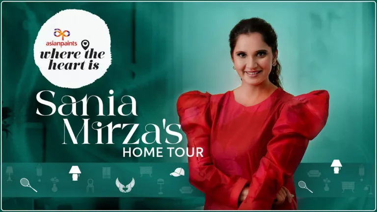 Sania Mirza reveals the design story of her luxe abode In Asian Paints Where the Heart Is, Season 7
