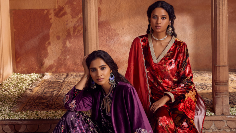 Ancestry unveils its wedding edit - Heer: Luxe and lustrous velvets in jewel tones