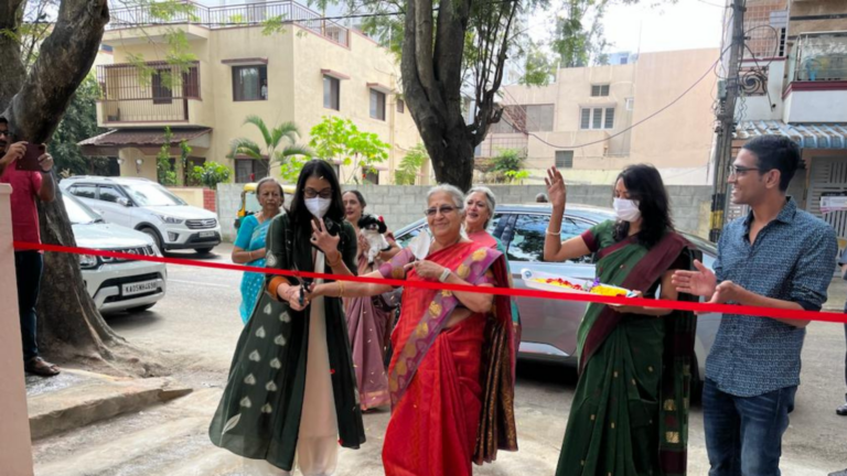 Mrs. Sudha Murty and Ms. Aparna Krishnan opened India's first community cat sterilization center, run by CUPA, in Bangalore