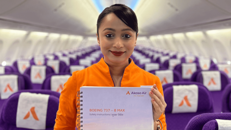 Akasa Air’s Braille in-flight safety manual and dining menu are a testimony of the airline’s commitment to making air travel inclusive and accessible