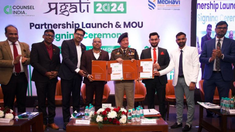 Counsel India and Medhavi Skill University join hands to Foster Skill Development Opportunities, Unveils Pragati 2024