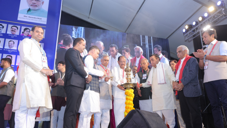 Former Vice President of India, Venkaiah Naidu Inaugurates the 13th Bhartiya Chhatra Sansad at MIT-WPU
