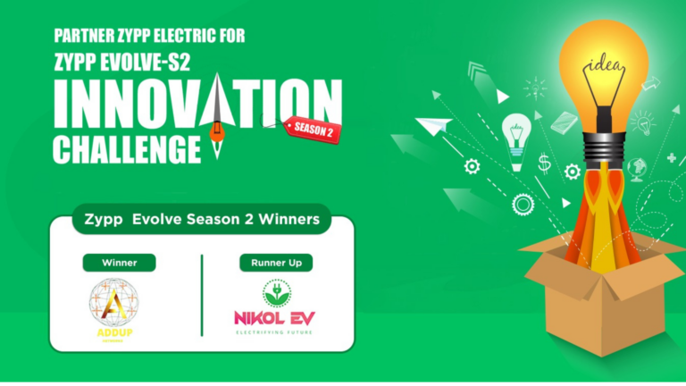 AddUp Networks & NikolEV wins Zypp Electric’s EVolve Challenge Season 2; get incubation & funding