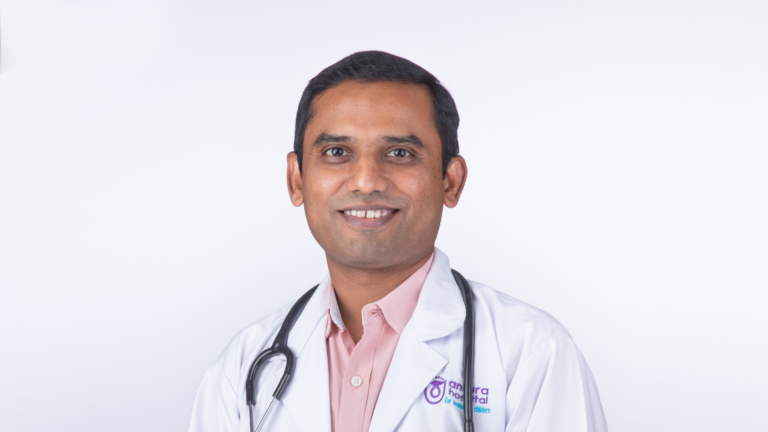 Dr. Srinivas Jakka, senior consultant paediatrician and pulmonologist, Ankura Hospital for Women and Children