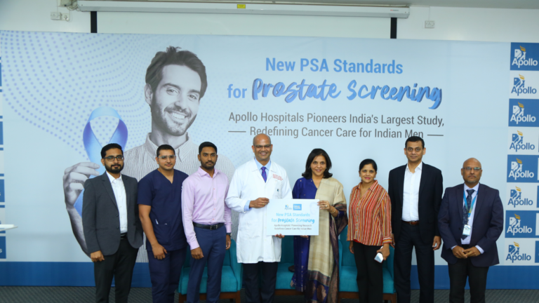 Today, Apollo Hospitals unveils groundbreaking study on Prostate Cancer Screening Standards for Indian Men