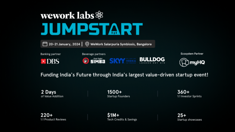 WeWork Labs Prepares for Liftoff with Jumpstart at WeWork Salarpuria Symbiosis!