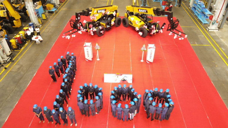 SANY India achieves milestone with export of 1,000 Telehandlers to the United States