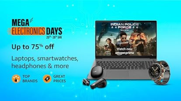 Mega Electronics Days are back! Check out the latest consumer electronics deals and offers on Amazon.in