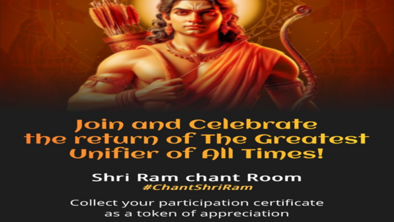 Josh's 'Shri Ram Mantra Chant Room' Records Over 1 Crore Chants, Marking a Digital Triumph for Shri Ram Mandir Consecration