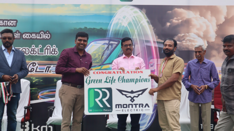 Montra Electric Drives Green Revolution in Tirunelveli: Unveils Super Auto and Ignites EV Awareness