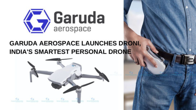 MS Dhoni Backed Garuda Aerospace launches DRONI, India’s Smartest Personal Drone