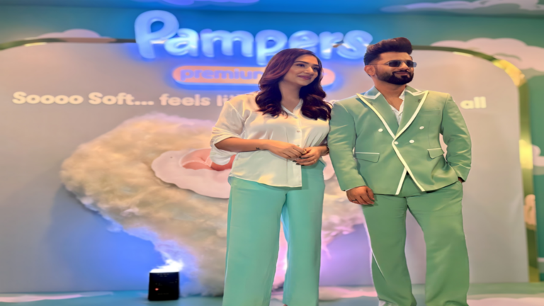 Disha Parmar & Rahul Vaidya use India's softest diaper for their Baby-Pampers premium Care