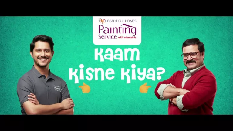 Asian Paints rolls out “Kaam Hamara. Credit Aapka.” campaign and new brand identity for Beautiful Homes Painting Service