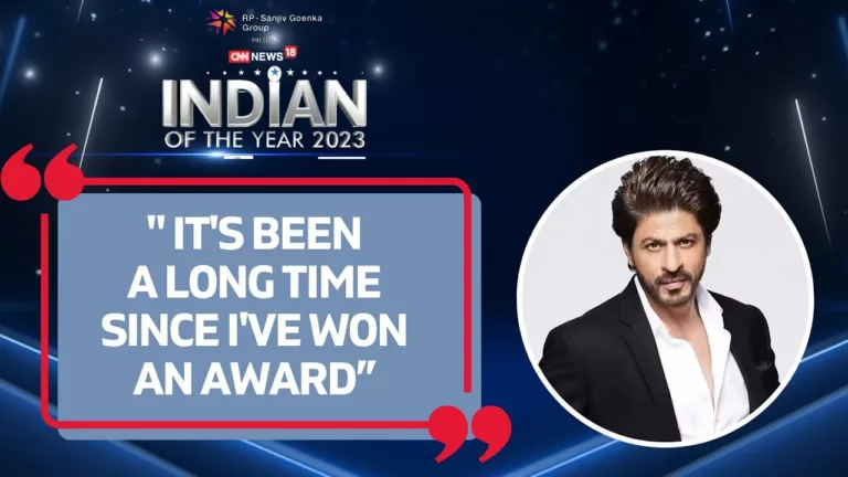 Shah Rukh Khan is CNN-News18 Indian of the Year 2023