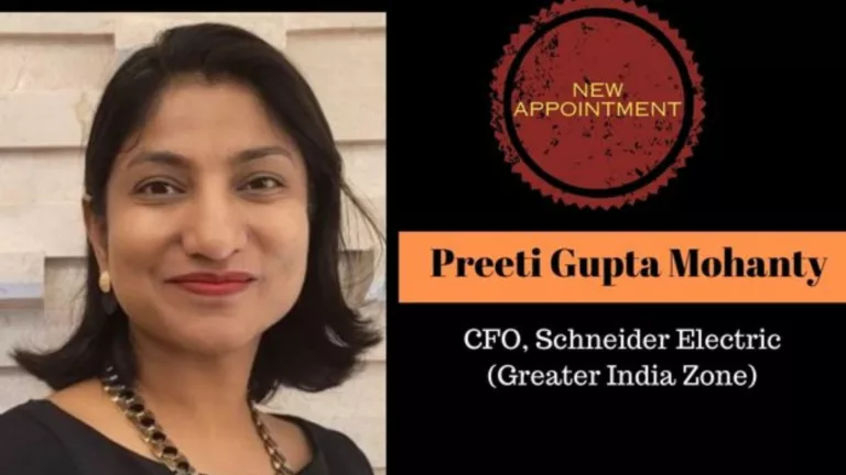 Schneider Electric appoints Preeti Gupta Mohanty as CFO for Greater India Zone