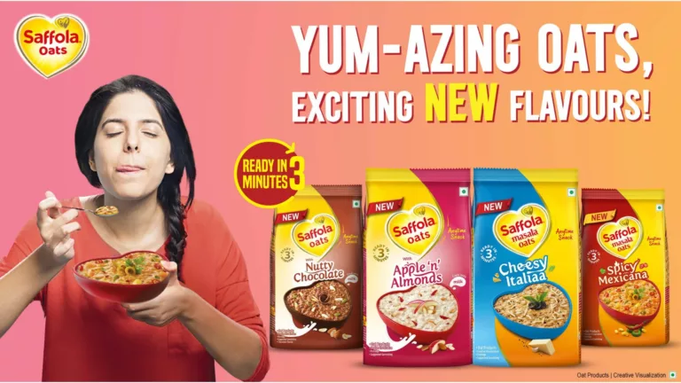 India’s #1 Oats Brand Saffola Launches Four New Delicious Gourmet Flavours