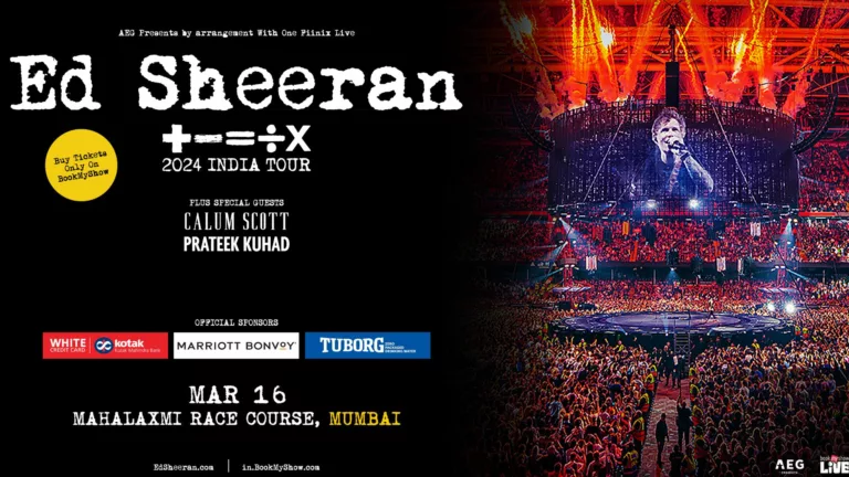 Get ready to immerse yourself in a musical journey and production marvel like never before as Ed Sheeran's Tour hits the Indian shores this March