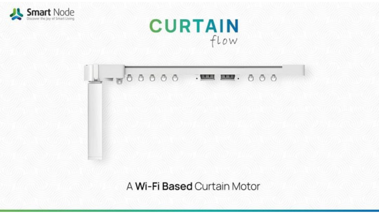 Smart Node launches new innovative wifi-enabled curtain motor “Curtain Flow” for unparalleled convenience and control