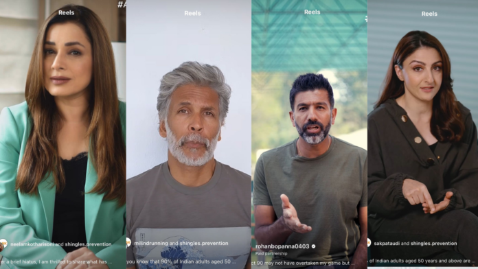 Gsk Collaborates with Soha Ali Khan, Milind Soman, Neelam Soni, And Rohan Bopanna for ‘project 90’ to Raise Shingles Awareness