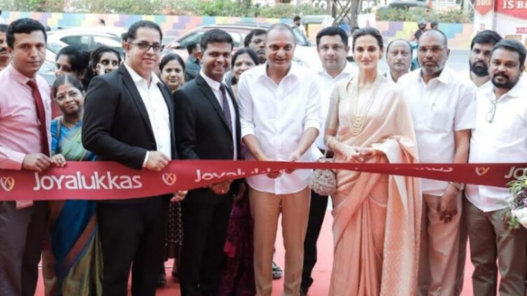 Joyalukkas unveiled its refurbished showroom in A S Rao Nagar, Hyderabad.