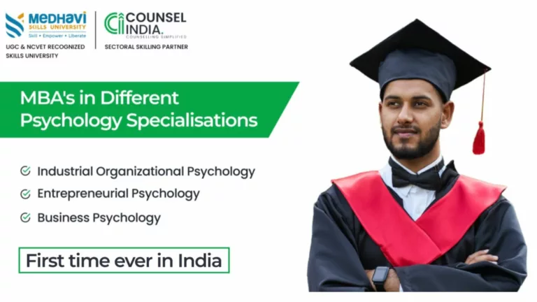 Medhavi Skills University and Counsel India join hands to Revolutionize MBA Program in Industrial/Organizational Psychology, Business Psychology, and Entrepreneurial Psychology