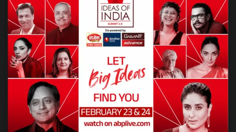 ABP Network’s Third Edition of ‘Ideas of India Summit’ to spotlight “The People's Agenda” on February 23 & 24 in Mumbai