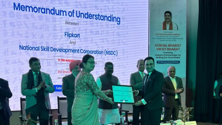 Flipkart partners with National Skills Development Corporation (NSDC) for Skill Development and Employment Opportunities: Empowering India’s youth