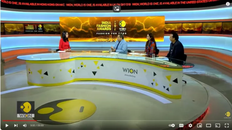 WION hosts special episode in collaboration with India Fashion Awards on Sustainable Fashion