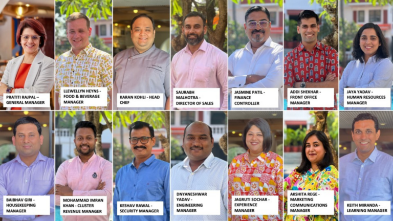 Ronil Goa – a JdV by Hyatt Hotel announces the appointment of their team of HODs