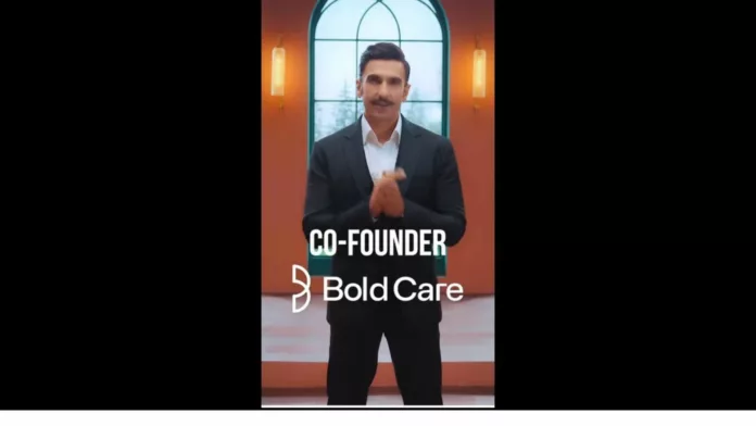 After sky rocketing performance of the #TakeBoldCareofher campaign, Ranveer Singh formally publicises himself as Co-Founder of Bold Care, Making a Bold Statement for Men's Sexual Health